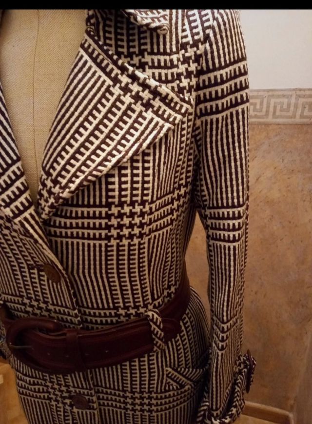 ABRIGO PAÑO Y LANA NUEVO