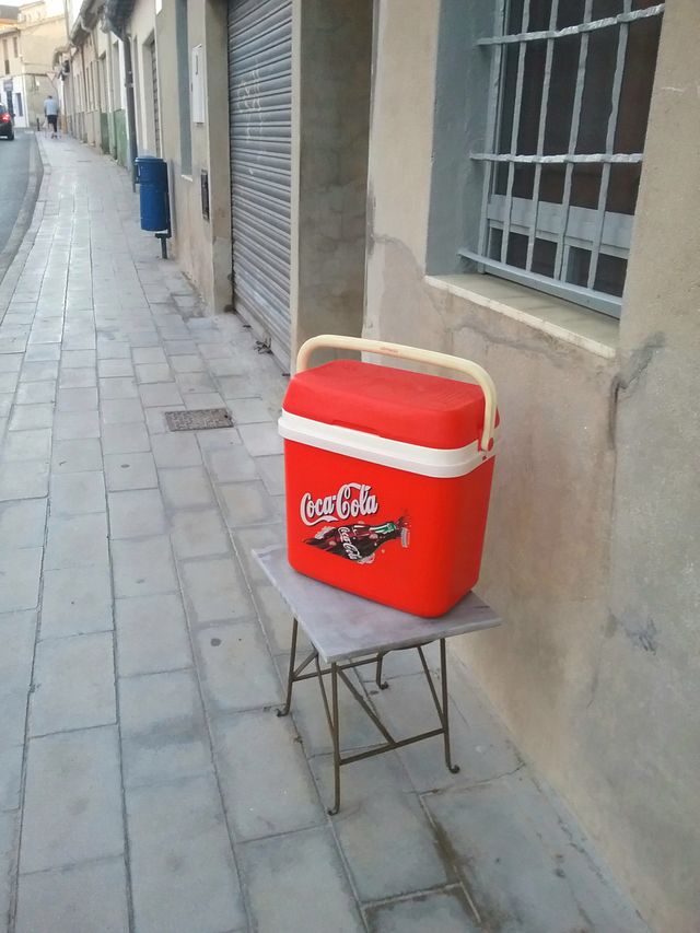 Nevera portátil de Coca cola años 80/90