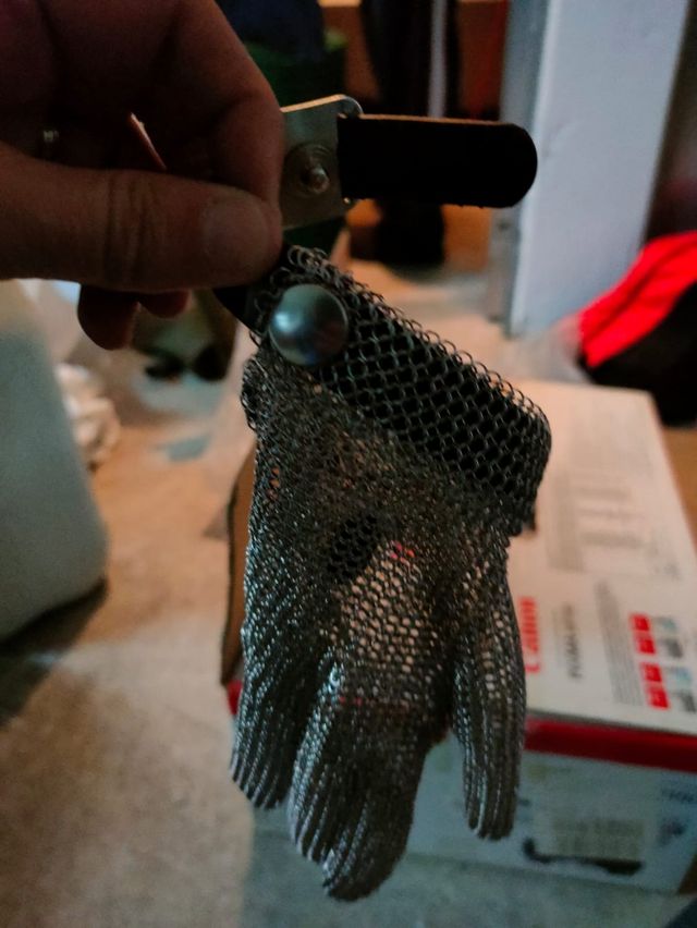 guante acero inoxidable