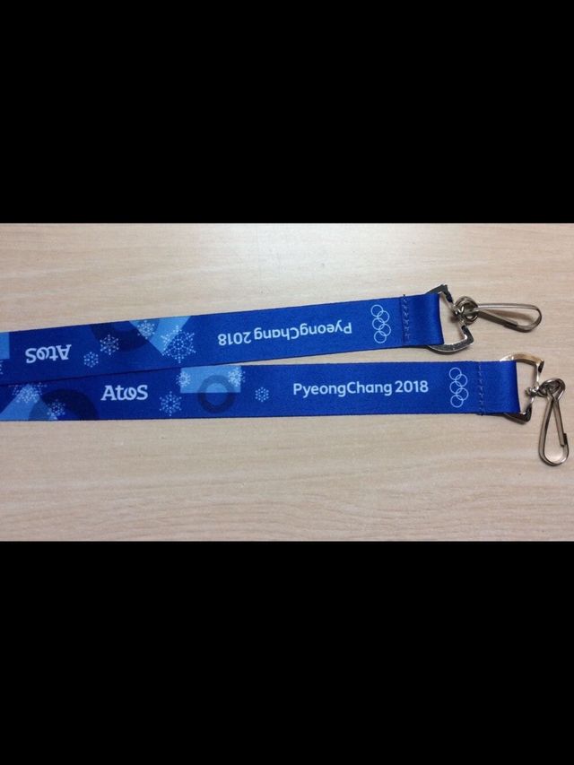 Lanyard oficial Juegos Olímpicos de Pyongyang