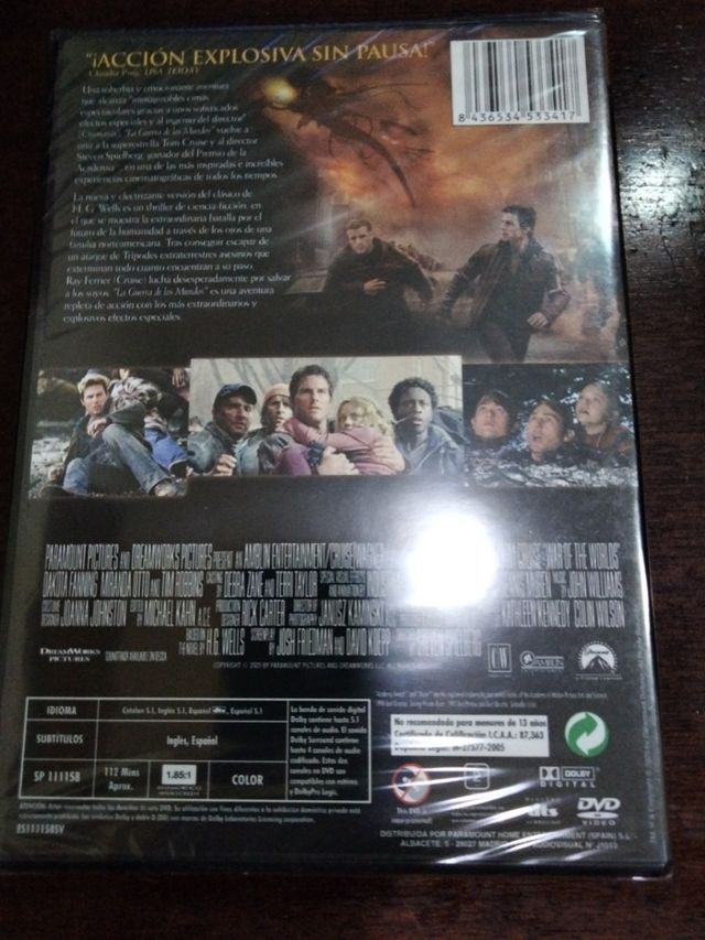 La guerra de los mundos DVD