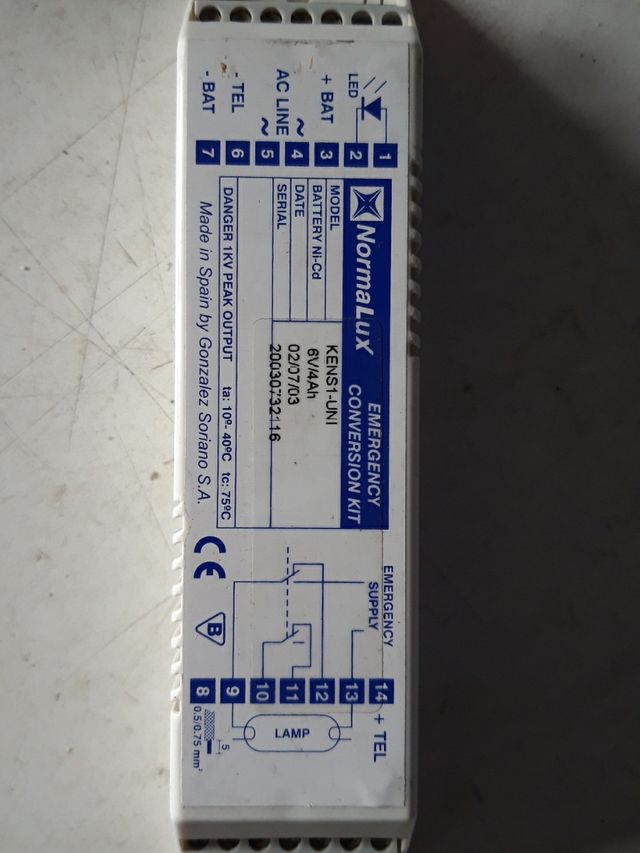 kit conversión emergencia