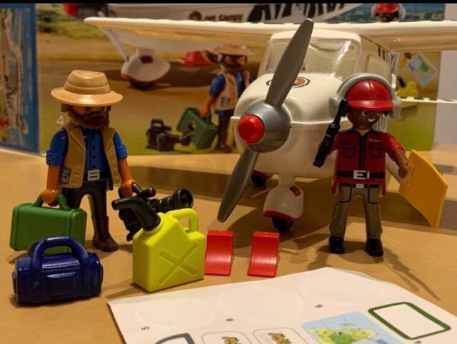 Avión con hélices Playmobil .. ref 6938