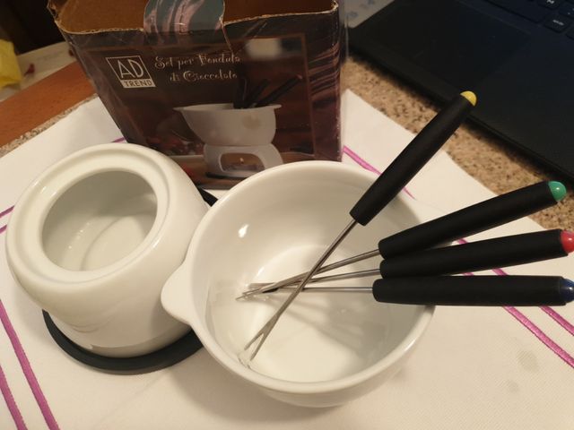 Set per fonduta di cioccolato