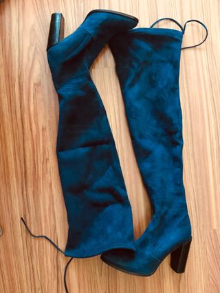 Botas Altas Elásticas Azul Marino Talla 38 de segunda mano por 42 EUR en  Madrid en WALLAPOP