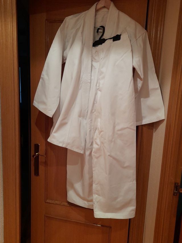 kimono blanco,usado