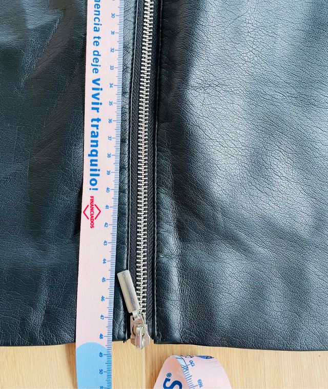 Falda de polipiel Mango XS