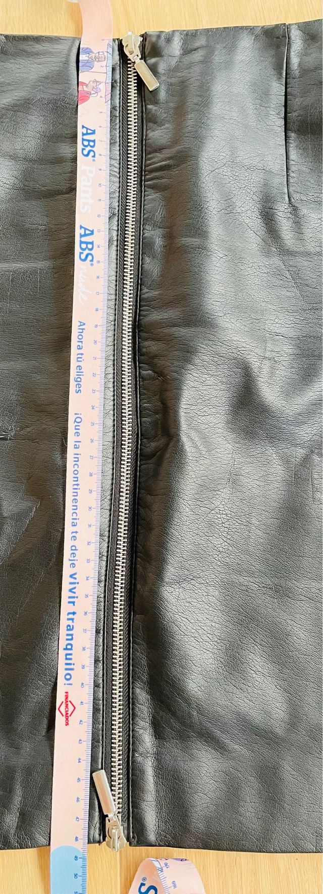 Falda de polipiel Mango XS