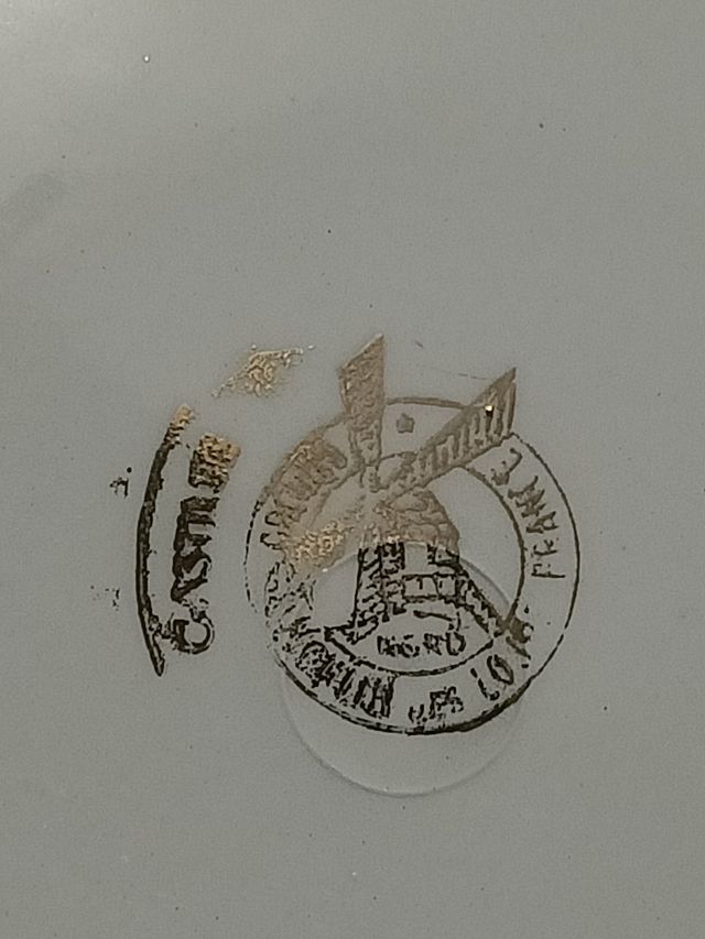 Platos porcelana antiguos 6ud.