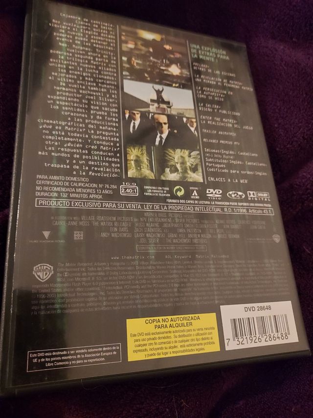 DVD MATRIX RELOADED-4€