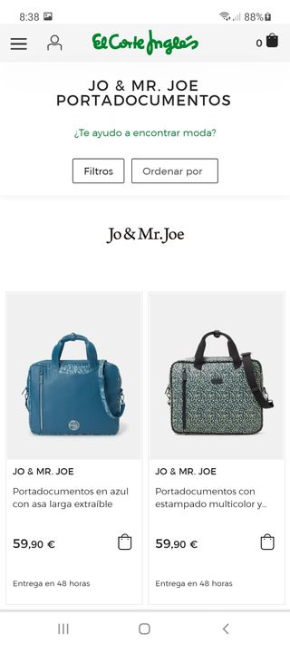 Maletín portadocumentos Jo \u0026amp; Mr Joe de segunda mano por 24 EUR en Santa  Marta de Tormes en WALLAPOP