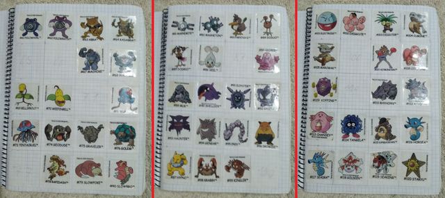 POKEMON COLECCIÓN DE PEGATINAS Y TAZOS