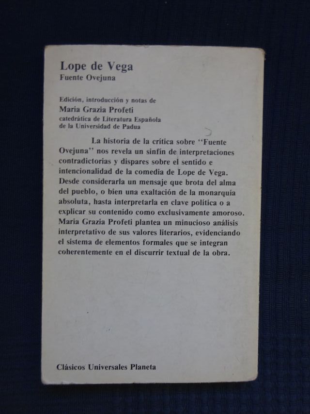 Fuente Ovejuna y Entremeses