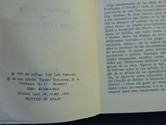 La tía Tula y  Poesía Teatro Prosa.