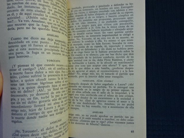 La tía Tula y  Poesía Teatro Prosa.