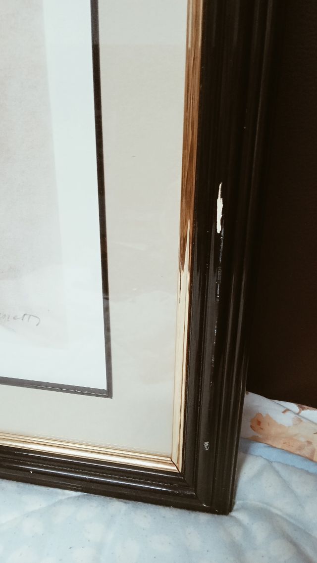 Cuadro marco 72'5x57'5 cm con paspartú y cristal