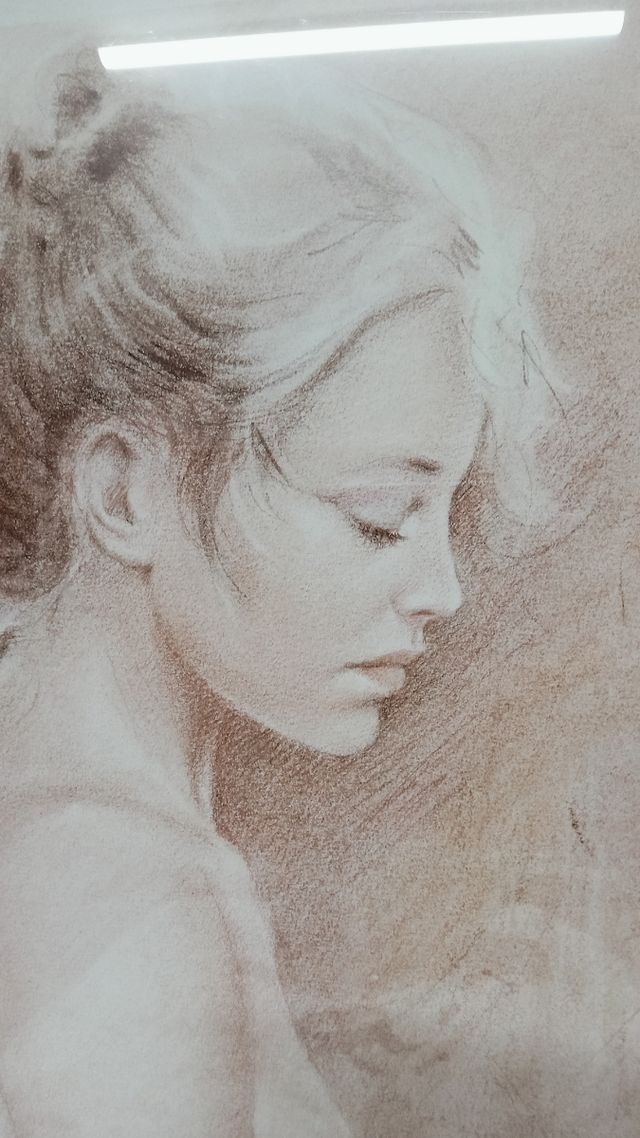 Cuadro marco 72'5x57'5 cm con paspartú y cristal