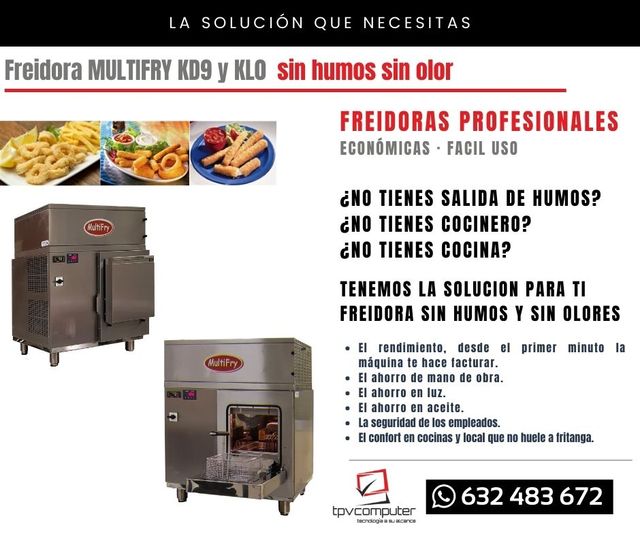 Freidora sin humos sin olor