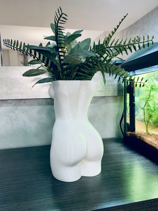 Jarrón de cuerpo de mujer