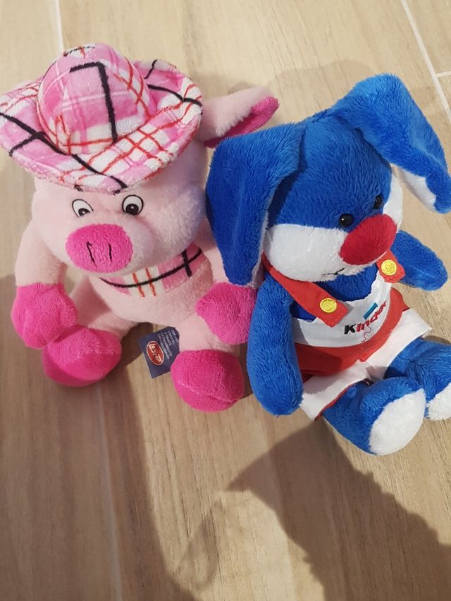 cerdito y conejo