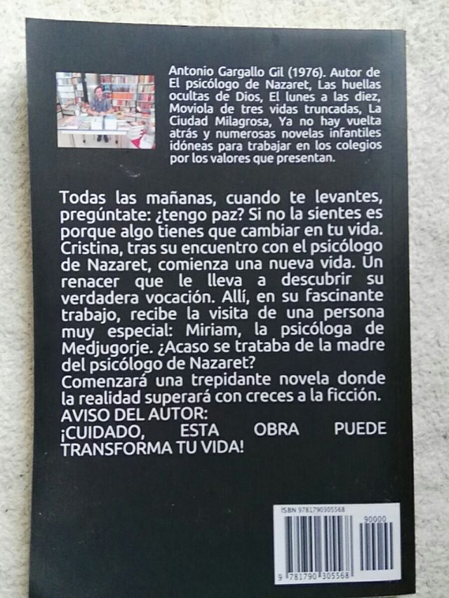 Lote 2 Libros. El psicólogo de Natzaret.