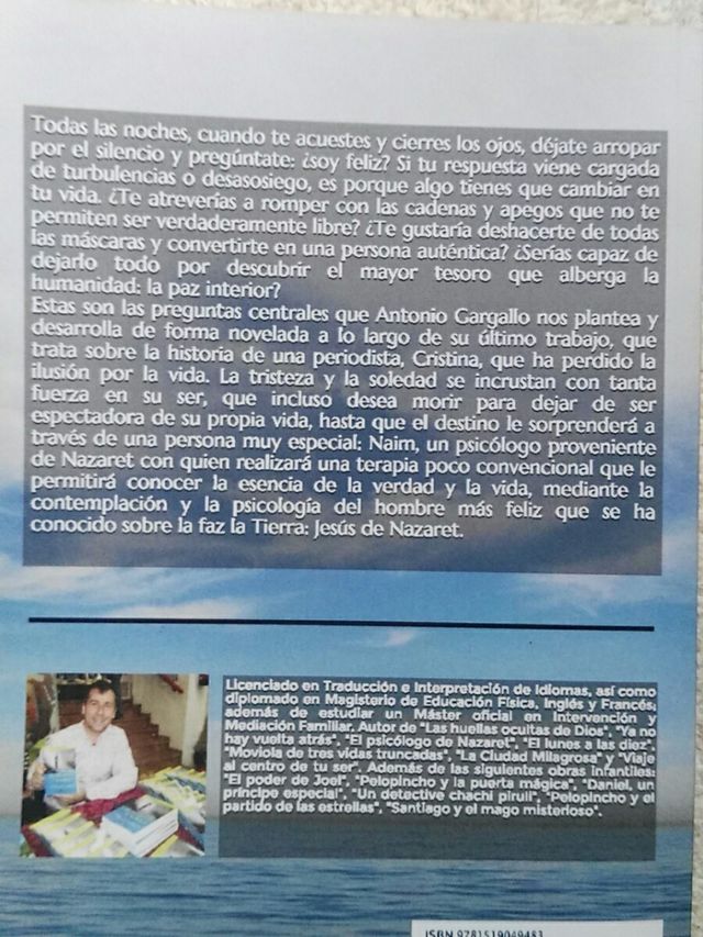 Lote 2 Libros. El psicólogo de Natzaret.