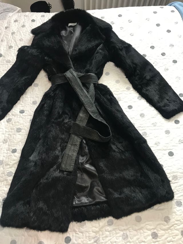 Espectacular abrigo largo