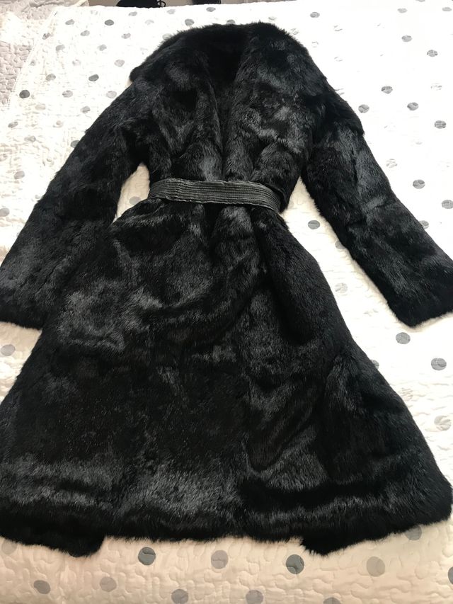 Espectacular abrigo largo