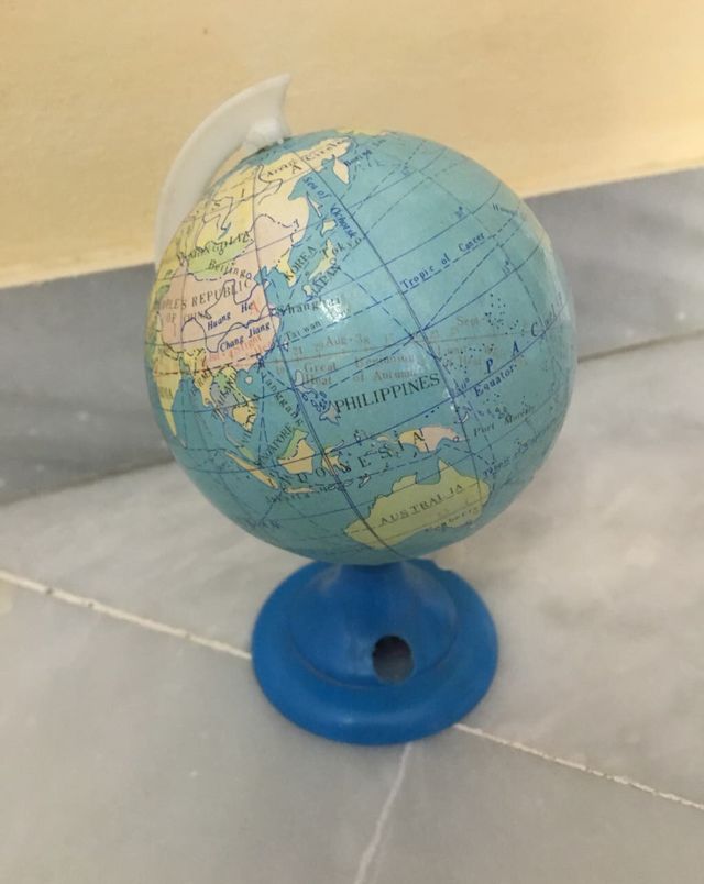 BOLA DEL MUNDO GIRATORIA