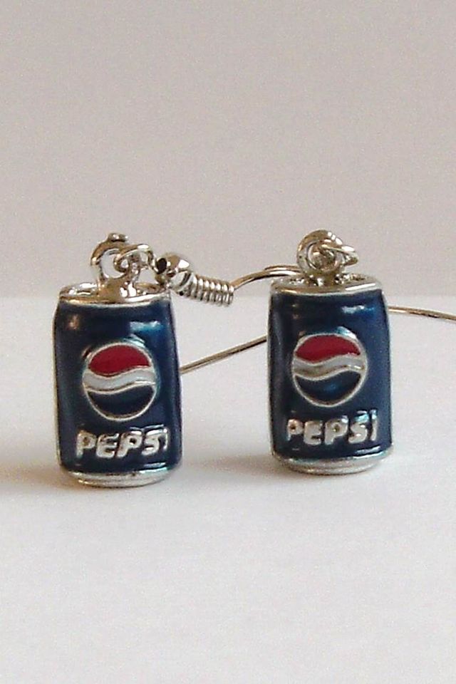 Pendientes metálicos de lata de refresco