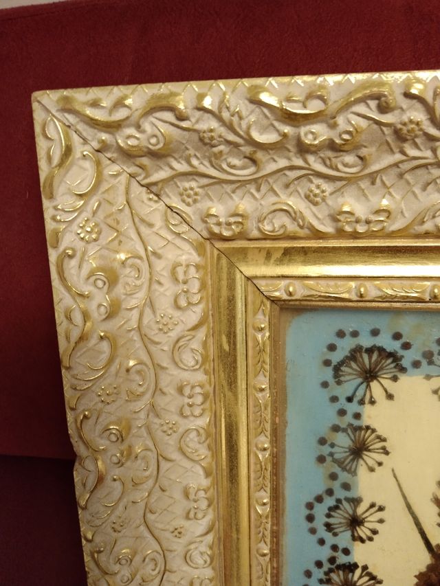 cuadro de flores secas