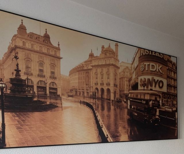 Cuadro mural grande - Picadilly Circus años 60