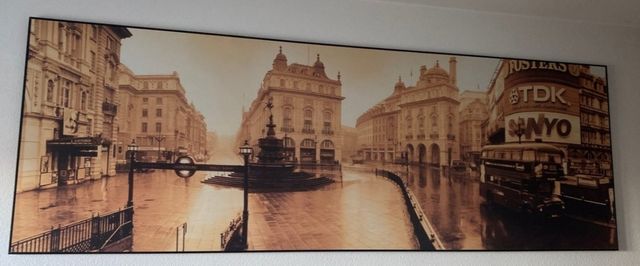 Cuadro mural grande - Picadilly Circus años 60