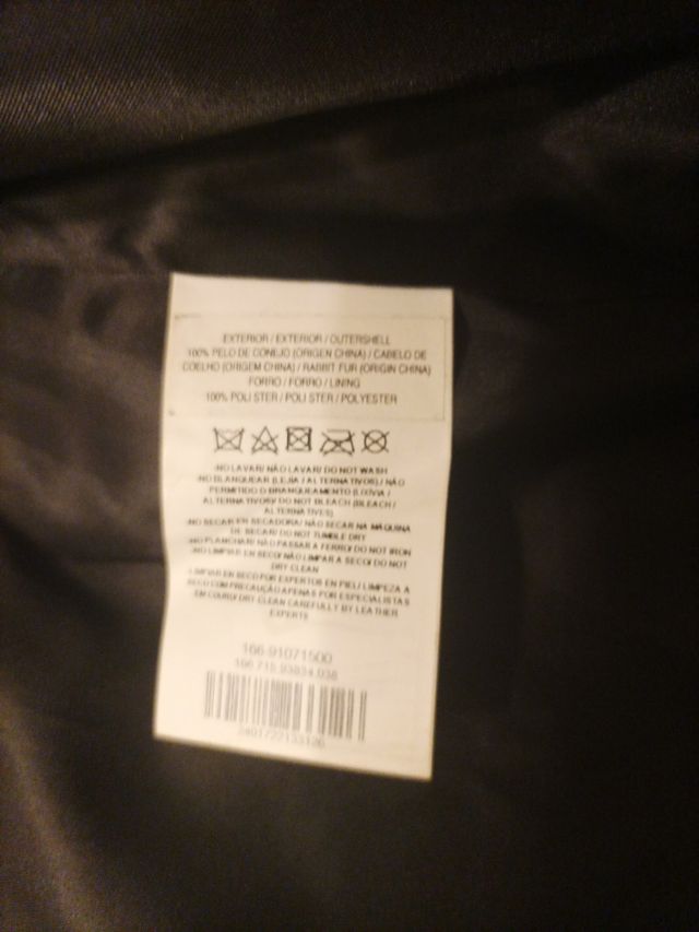 ABRIGO PIEL TRES CUARTOS