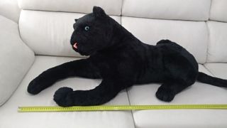 puma negro peluche