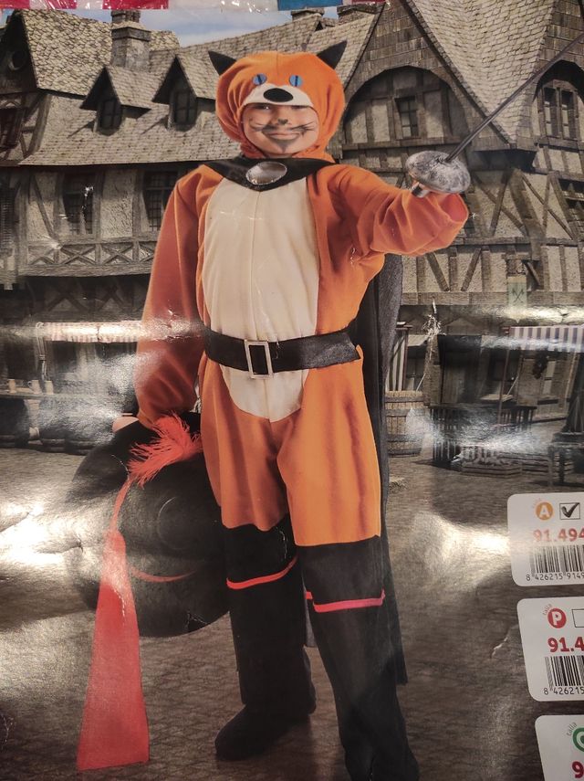 Disfraz mosquetero, 4 años