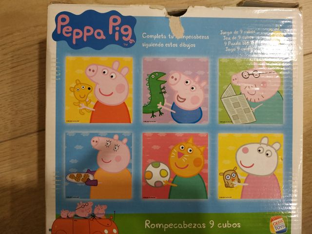 puzzle Peppa pig 9 cubs