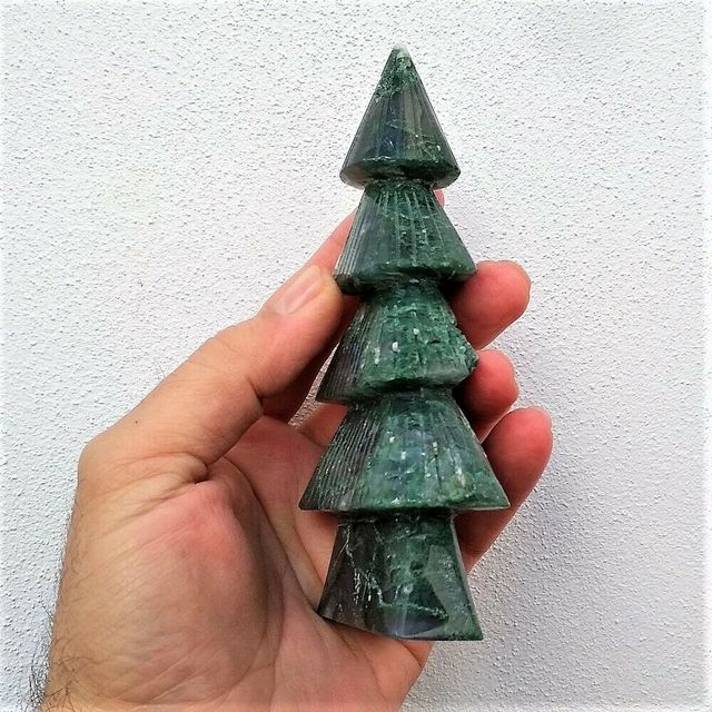 MINERAL JADE VERDE NATURAL PINO 366g MÁS REGALO