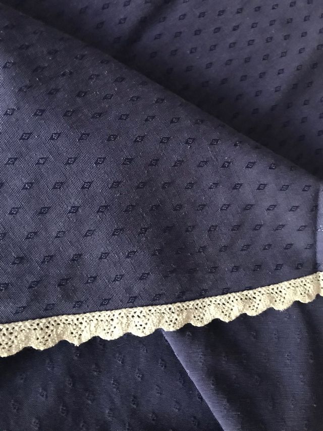 Paño azul para mesa de 90.