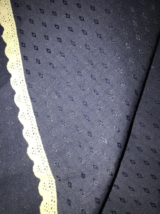 Paño azul para mesa de 90.