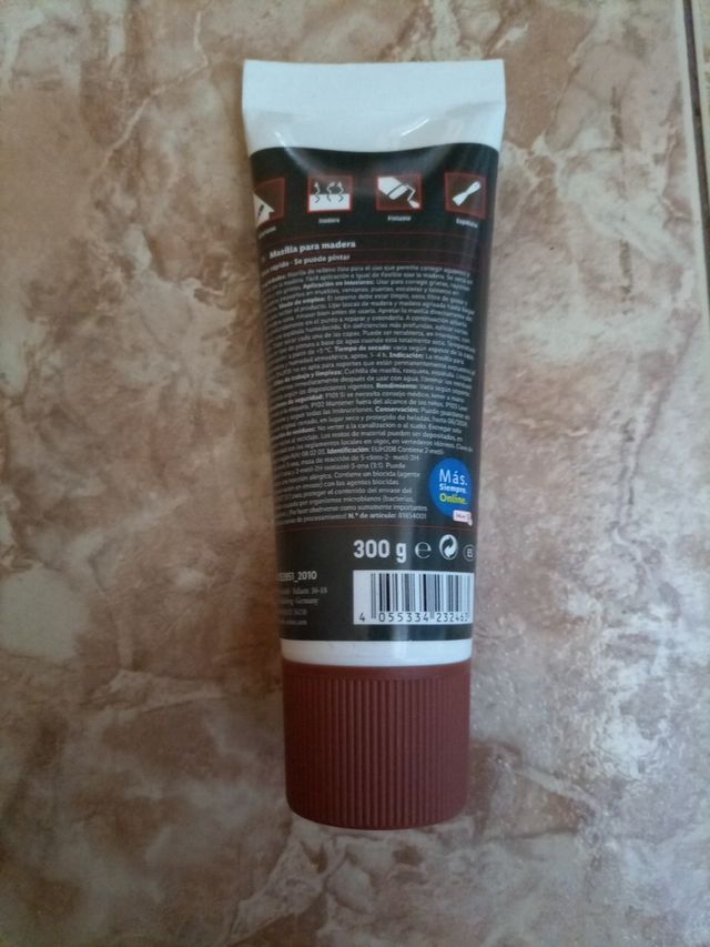 masilla para madera 300 gr