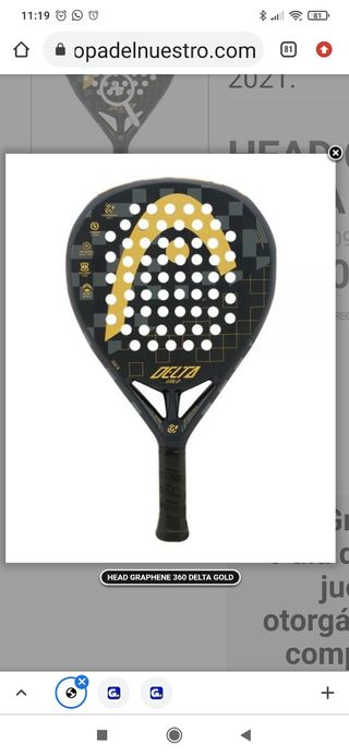 head graphene 360 delta gold opiniones