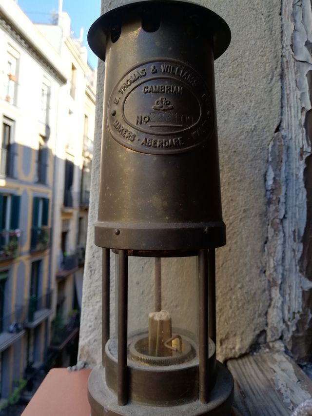 Lampara minero Cambrian Thomas & Williams