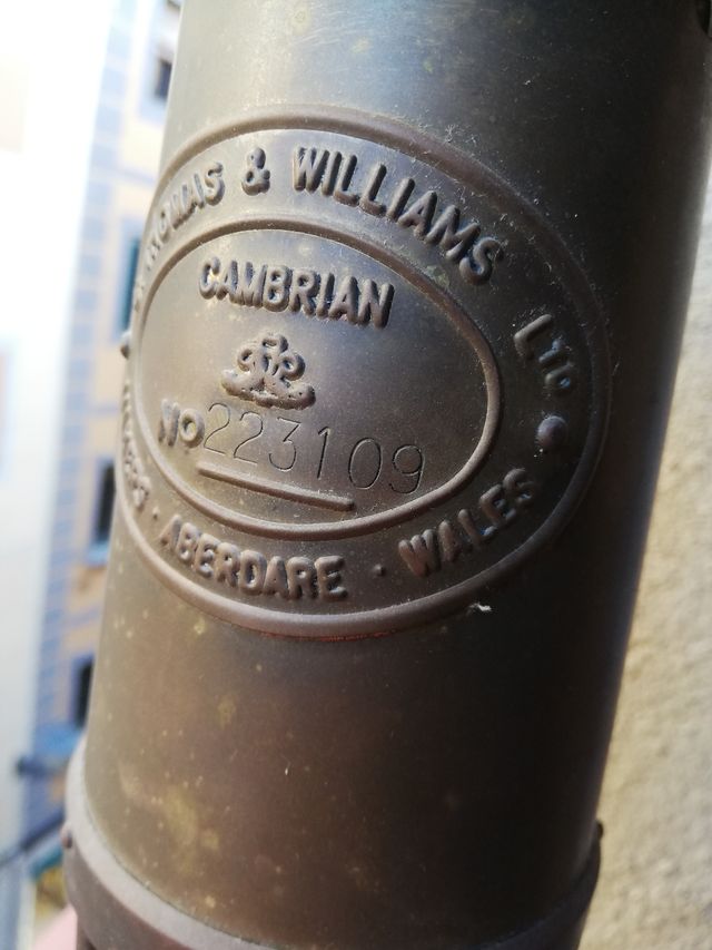 Lampara minero Cambrian Thomas & Williams