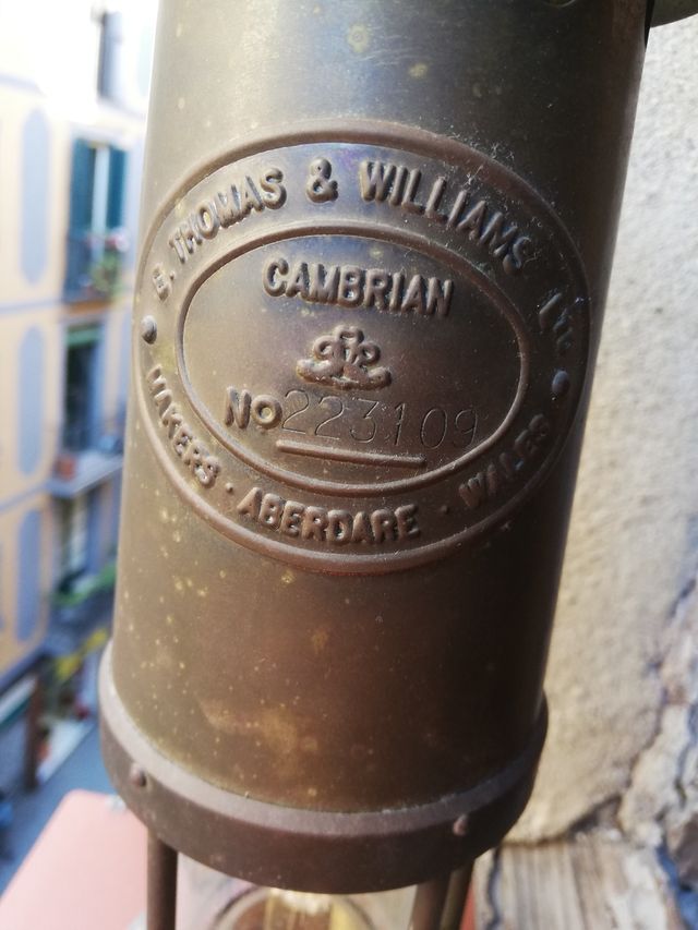 Lampara minero Cambrian Thomas & Williams