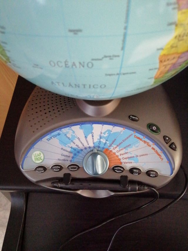 globo terráqueo Leap Frog.