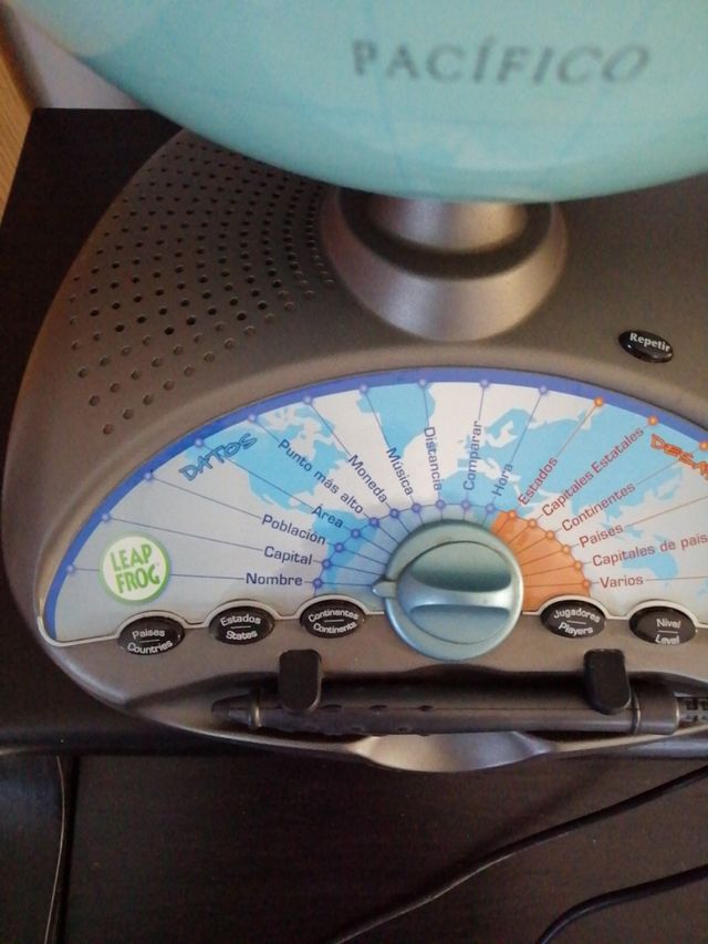 globo terráqueo Leap Frog.