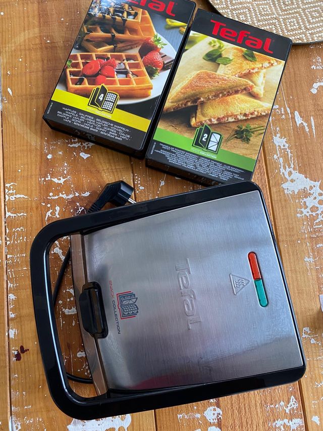 Gofrera y sandwichera TEFAL
