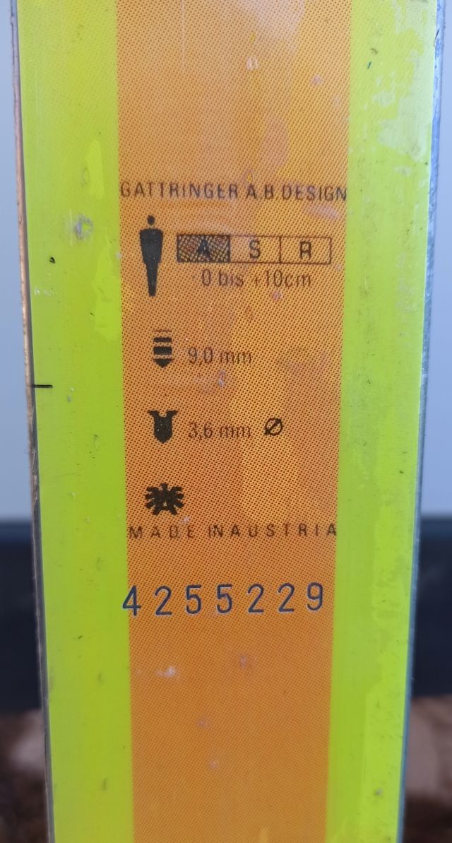 Skis Blizzard V12 amarillo NUEVOS