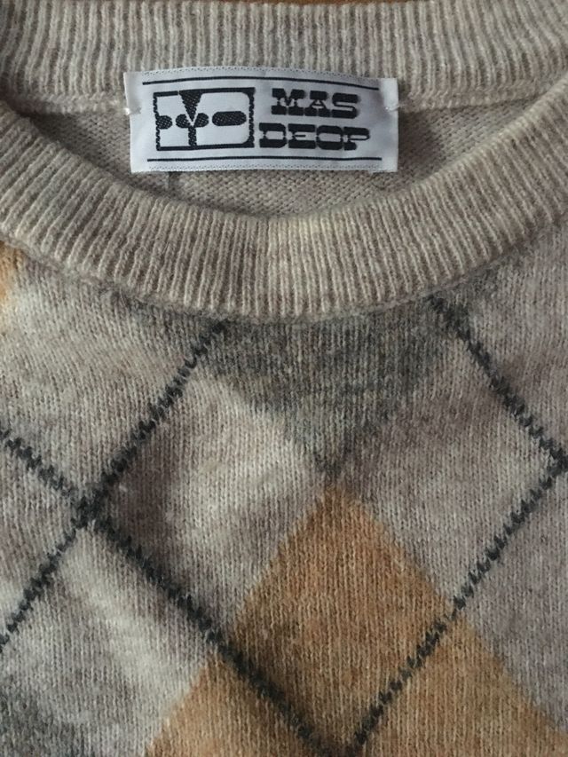 Jersey de cuadros hombre